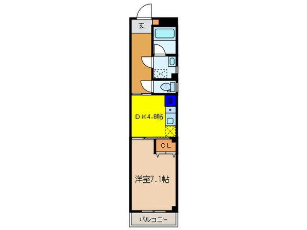 ＮＫマンションの物件間取画像